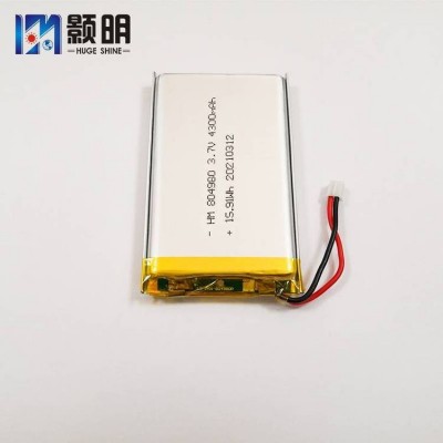 颢明804982高温电池3.7V4300mAh通讯产品GPS导航仪聚合物锂电池图4
