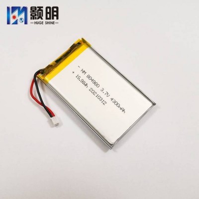 颢明804982高温电池3.7V4300mAh通讯产品GPS导航仪聚合物锂电池
