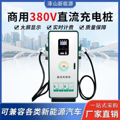 新能源电动汽车充电桩 120/240KW 商用 快充双枪直流桩 充电站图2