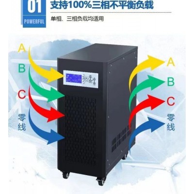 220转三相380V 12KW 16KW/ 24KW智能逆变器 工频储能机图2