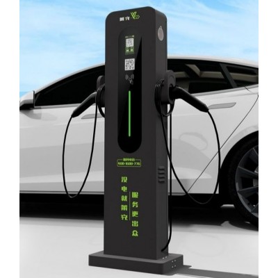 莱充 新能源汽车充电桩 交流 14KW双枪共享充商用投放图4