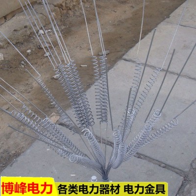 弹簧式防鸟刺 电线杆子信号塔防止鸟落地镀锌钢丝 铁塔线路用