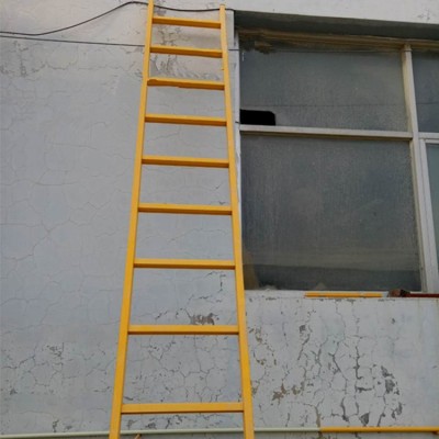 玻璃钢直梯工地单直梯电力专用单直梯超轻型多节直平梯便携工程梯图4