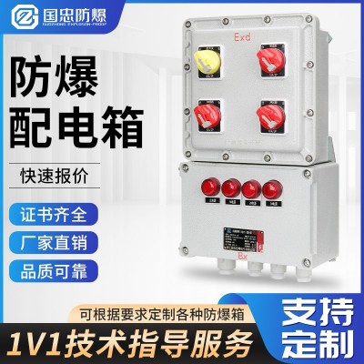 定制防爆配电箱不锈钢控制柜动力照明开关插座检修接线仪表成套箱
