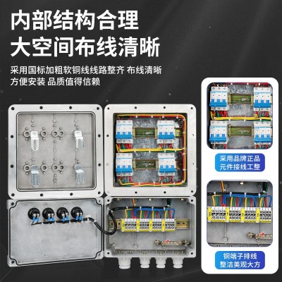 定制防爆配电箱不锈钢控制柜动力照明开关插座检修接线仪表成套箱图3