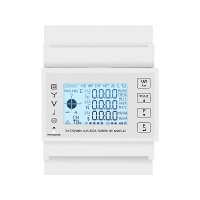 外贸出口泰业TAC4300CT三相智能互感式导轨电表多功能电子式仪表图5