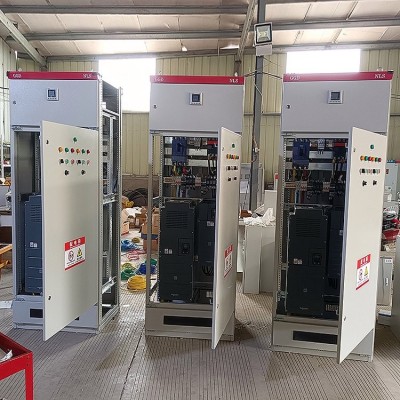 暖通采暖变频控制柜 自动化PLC控制系统 智能触摸屏电控柜 配电柜图2