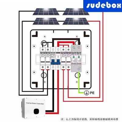 光伏直流汇流箱太阳能直流系统DC500/1000V配电箱防雷开关熔断器图3