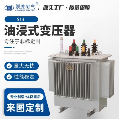 鹏变10KV油浸变压器S13-M-80KVA配电变压器20KV电力变压器35KV图3