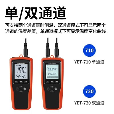 开普森高精度pt100铂热电阻温度计pt1000便携测温仪手持温度仪表图2
