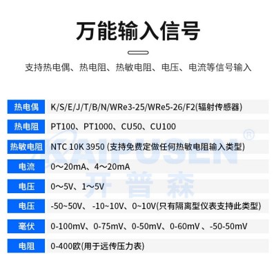 开普森|热电偶温度计无纸记录仪多路温度巡检仪数字温表多种型号图4