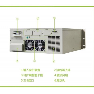 山硕通信逆变器10kva/8kw机架式DC48V转AC220V逆变电源HB10K-48图2