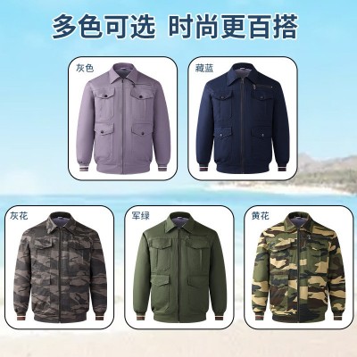 夏季防暑降温风扇衣户外空调服带风扇充电焊工工作服降温服图2