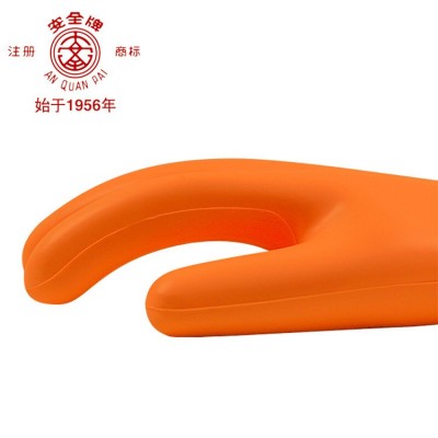 10kv橡胶绝缘手套安全牌防触电绝缘耐高压电工设备检修用劳保手套图4