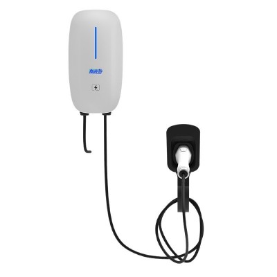 新能源汽车充电桩室外7KW慢充充电站智能4G扫码单枪挂壁式充电桩图4