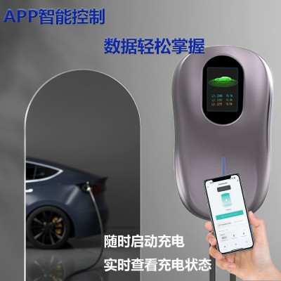 380V三相交流充电桩7KW美标国标欧标充电枪IP65防护户外防水图3