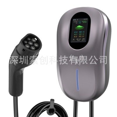 380V三相交流充电桩7KW美标国标欧标充电枪IP65防护户外防水图5