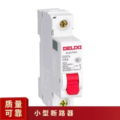 德力西空气开关电闸短路保护器1P2P家用总开63空开220v小型断路器图2