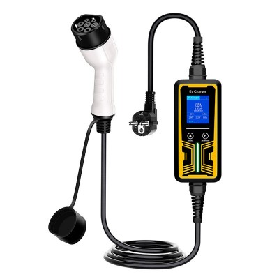 源头厂家跨境亚马逊新能源充电桩枪欧标type2 EVCharger 16A3 .5kw图2