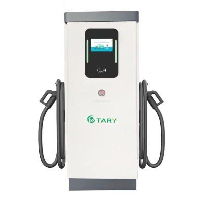 直流落地式双枪欧标120kw新能源电动汽车充电桩OCPP图1