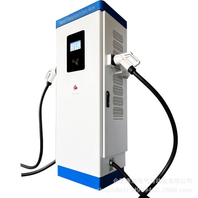直流落地式双枪欧标120kw新能源电动汽车充电桩OCPP图2