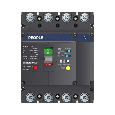 人民电器RDM5L剩余电流保护断路器三相四线4P125A250A400A800A图5
