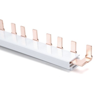 3P100A电气汇流排紫铜 DZ47空开连接排 三相断路器接线排图4