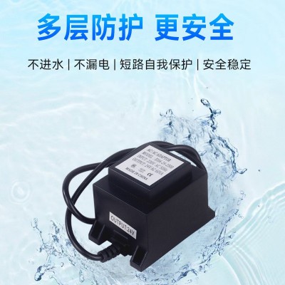 24V12V防水隔离变压器小型低频埋地灯水底灯交流AC单相灌封电源图2