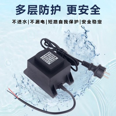 12V水底灯防水变压器中美澳欧英规24V喷泉泳池地埋灯户外灯具电源图2