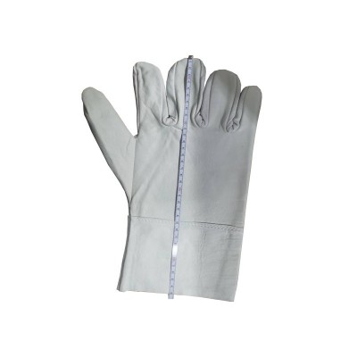 鹿皮手套 配电室电力专用绝缘手套 电工防划伤 羊皮防护手套图3