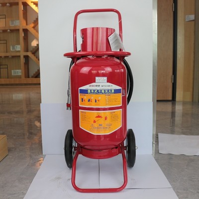 联塑牌推车式干粉灭火器20/30/35/50kg 工厂仓库大剂量干粉灭火器图2