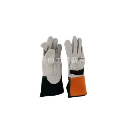 带电作业防触电橡胶手套ILPG-5S美式羊皮手套橡胶皮质防护手套图5