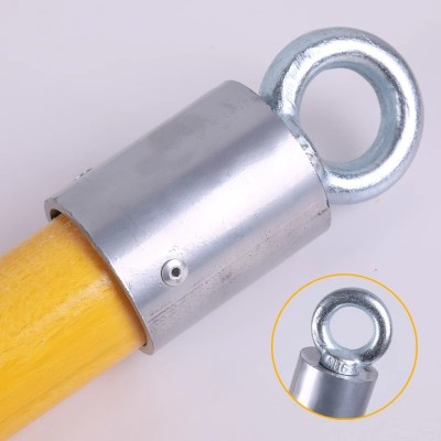 玻璃钢绝缘刀闸检修架安全带挂杆电力用悬挂器变电站防暴图2