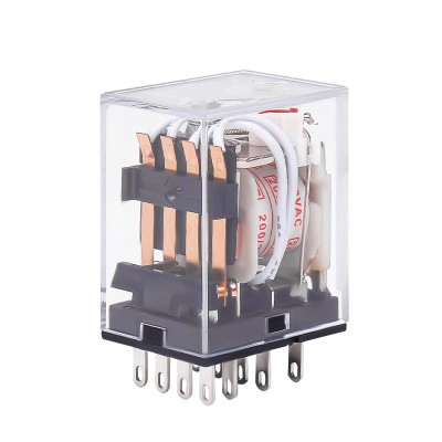 现货供应继电器HH54PL小型电磁继电器可带灯银点小型中间继电器图5