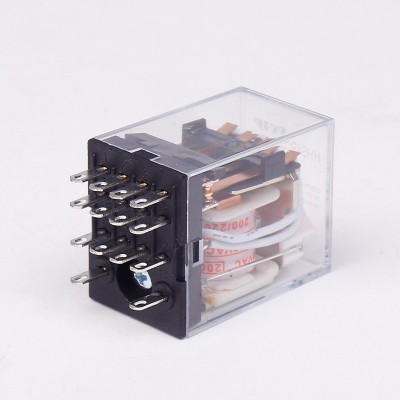 现货供应继电器HH54PL小型电磁继电器可带灯银点小型中间继电器图3