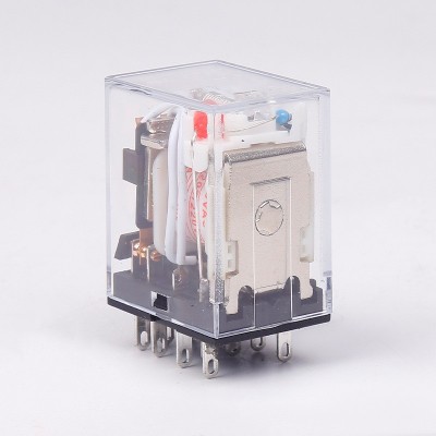 现货供应继电器HH54PL小型电磁继电器可带灯银点小型中间继电器图4