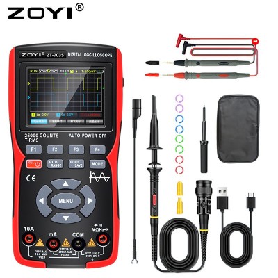 众仪示波万用表ZT-703S三合一高精度双通道50M示波器信号源跨境图5
