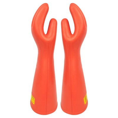 厂家直销 现货 双安2级橡胶手套 耐压10KV电工手套 20KV绝缘手套图5