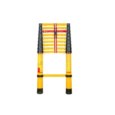 便携式鱼竿梯 鱼竿伸缩梯子 绝缘梯玻璃钢电工施工单直鱼竿梯图5
