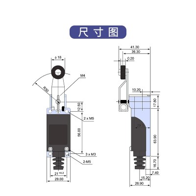 CNTD昌得微动行程开关TZ-8104 TZ-8108全系列自复位限位开 关厂家图4