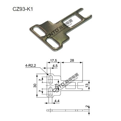CNTD昌得电气门式安全开关行程开关电源开关CZ93-K1钥匙图2