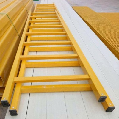 绝缘梯 绝缘人字梯 黄色配电房绝缘伸缩梯图3