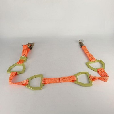 下线小爬梯3米/4.2米绵轮绝缘吊梯110-220kV绝缘子瓷瓶软爬梯图2