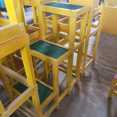 绝缘高低凳耐压35kv 玻璃钢多层凳 玻璃钢椅1.2米 英威图3