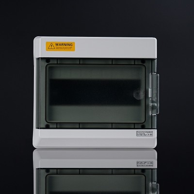 SH-9 way防水IP66明装PC塑料配电盒小型断路器9回路工厂配电 箱c e