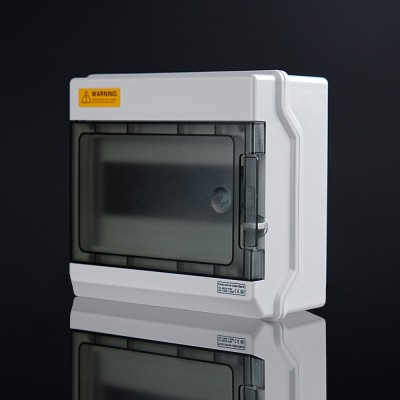 SH-9 way防水IP66明装PC塑料配电盒小型断路器9回路工厂配电 箱c e图2