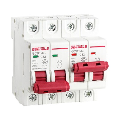 双电源互锁转换开关 DZ47型2P3P4P小型互锁断路器 手动切换开关图4