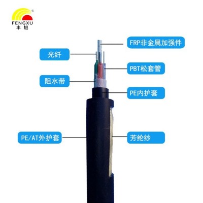 ADSS非金属架空电力光缆500跨距PEAT单双护套4-144芯adss光缆图3