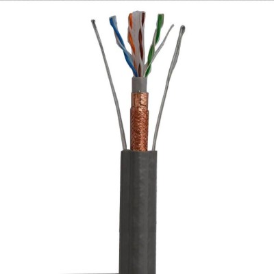 电梯六类双屏蔽网线随行缆 扁平柔性电缆带钢丝 源头直供 丰旭线缆图4