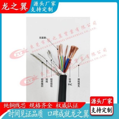 UL美标柔性电缆 UL2464 2~50芯*24AWG多芯环保阻燃屏蔽控制电缆 1卷图5